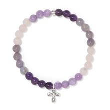 Enchanting Cross Stretch Bracelet by Brighton in Oblong IL