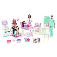 Barbie Care Facility Playset With 4 Dolls by Mattel