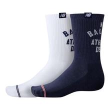 Unisex Lifestyle Midcalf Socks 2 Pack by New Balance