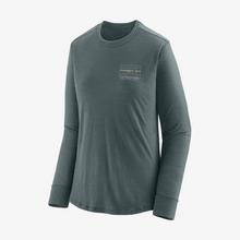 Women's L/S Cap Cool Merino Blend Graphic Shirt by Patagonia