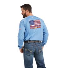 Men's FR Air Brand Flag Graphic Top by Ariat in Rancho Cucamonga CA