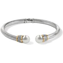 Meridian Open Hinged Bangle by Brighton