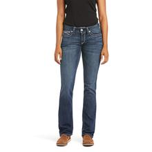 Women's R.E.A.L. Mid Rise Stretch Ivy Stackable Straight Leg Jean by Ariat in South Sioux City NE