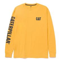 Men's Trademark Banner Long Sleeve Tee Yellow by CAT Footwear