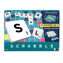Scrabble Board Game, Classic Family Word Game With Two Ways To Play For 2-4 Players by Mattel in Wilmette IL