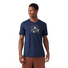 Mens Geo Phase Active Short Sleeve Graphic T-Shirt Deep Navy by Smartwool in Dardanelle AR
