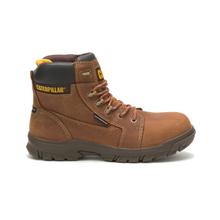 Women's Resorption Waterproof Composite Toe Work Boot Brown by CAT Footwear