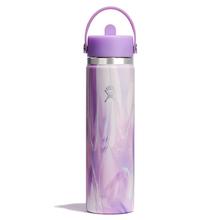24 oz Wide Mouth with Flex Straw Cap - Jelly Purple by Hydro Flask in Spanaway WA