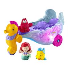 Disney Princess Ariel's Light-Up Sea Carriage By Little People by Mattel
