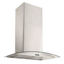 Elite EW46 Series 30-Inch Convertible Curved Glass Chimney Range Hood, 460 Max Blower CFM, Stainless Steel by Broan-NuTone