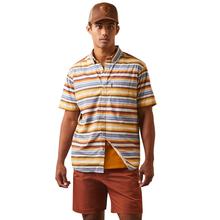 Men's Sunset Serape Stretch Modern Fit Shirt