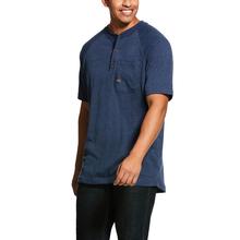 Men's Rebar Cotton Strong Henley Top by Ariat