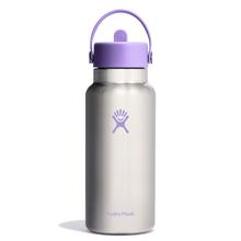 32 oz Wide Mouth with Flex Straw Cap - Stainless Violet