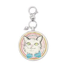 Paris Blooms Sparkle Kitty Handbag Fob by Brighton in Alma MI