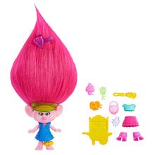 Dreamworks Trolls Fun Fair Surprise Hairtastic Surpize Queen Poppy Small Doll Set by Mattel