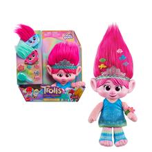 Trolls 3 Band Together Hair Pops Showtime Surprise Queen Poppy Plush by Mattel