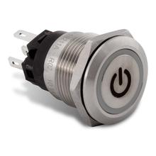 AV10060W Push Button Switch, White Halo by Sierra Parts in Standish MI