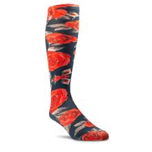 Women's Red Roses Knee High Sock by Ariat in Durham NC