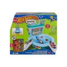 Hot Wheels Skate Flush & Go Skate Bowl Fingerboard Set With 1 Exclusive Board & Pair Of Removable Skate Shoes by Mattel