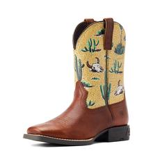 Round Up Wide Square Toe Western Boot