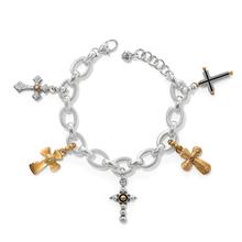 Majestic Cross Charm Bracelet by Brighton