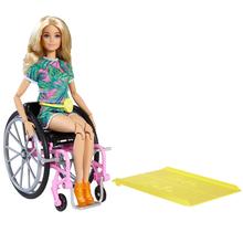 Barbie Fashionistas Doll #165 With Wheelchair & Long Blonde Hair by Mattel