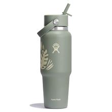 32 oz Wide Mouth Travel Bottle with Flex Straw Cap - Botanical Bliss by Hydro Flask