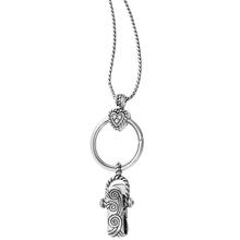 Heart Charm Reversible Badge Clip Necklace by Brighton