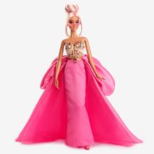 Barbie Pink Collection Fashion Doll With Pink Gown And Displayable Packaging
