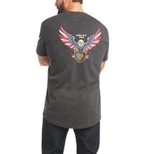 Men's Rebar Cotton Strong American Raptor T-Shirt by Ariat