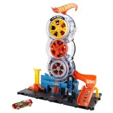 Hot Wheels City Super Twist Tire Shop Playset And Car by Mattel in Lethbridge AB