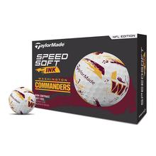 Washington Commanders SpeedSoft Ink Golf Balls by TaylorMade in Rawlins WY