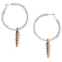 Shells Charm Hoop Earrings