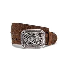 Women's Floral Embroidery Buckle Belt by Ariat