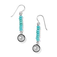 Contempo Nuevo Azul Dome French Wire Earrings by Brighton