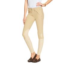 Women's Prix Low Rise Knee Patch Front Zip Knee Patch Breech by Ariat