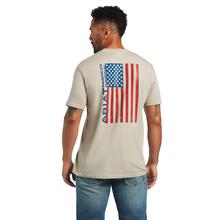 Men's Ariat Woodgrain Flag T-Shirt