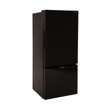 Furrion RV Refrigerator - 12V, 10.7 cu. ft., Dual Swing Doors, Bottom Drawer Freezer, Black Glass Finish #FCR10DCGBA-BG-DS by LIPPERT in Calgary AB