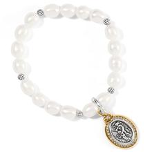 Guardian Angel Pearl Stretch Bracelet by Brighton