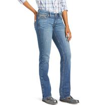 Women's R.E.A.L. Mid Rise Arrow Fit Elissa Stackable Straight Leg Jean