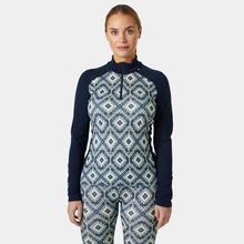 Women's Lifa Merino Midweight Graphic 1/2 Zip by Helly Hansen