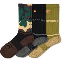 Socks Adult Crew Graphic 3 Pack