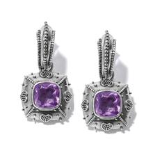 Bali Java Amethyst Hinged Hoop Earrings by Brighton in South Sioux City NE