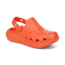 Unisex Wave RX Recovery Clog with Arch Support in Tangerine Tango, Size 9 by Vionic