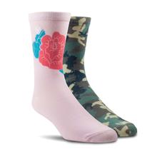 Women's Girl Next Door Crew Sock 2 Pair Multi Color Pack by Ariat