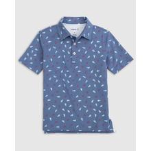 Men's JO Flag Jr. Printed Jersey Performance Polo by Johnnie-O in Centerville OH