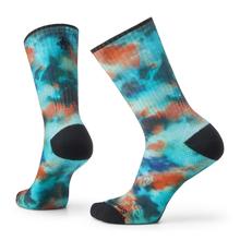 Athletic Far Out Tie Dye Print Targeted Cushion Crew Socks by Smartwool in Raleigh NC