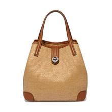 Athena Straw Large Tote by Brighton