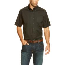 Men's Solid Poplin Perf SS Shirt