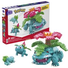 Mega Pokemon Building Toy Kit Bulbasaur Set With 3 Action Figures (622 Pieces) For Kids by Mattel